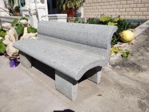 Banc d'extérieur en pierre naturelle de luxe, style granit, pour hôtel, villa, centre d'art - Product Image 4