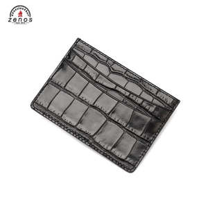 Zenos Crocodile Patterned Pu Men Slim <b>Credit</b> <b>Card</b> Holder RFID <b>Protection</b> <b>Wallet</b> Customizable Logo - Product Image 5
