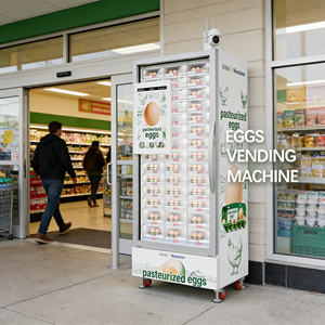 Máquina Expendedora Refrigerada Automática para Huevos, Refrigerador para la Venta de Alimentos Fríos, Flores y Frutas Frescas, Máquina Expendedora con Ventanas - Product Image 1