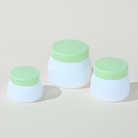 Pots en plastique PP à paroi simple, vides, en forme de dôme, pour cosmétiques (exfoliant pour les lèvres et lotion) 15g/30g/50g, couleur et logo personnalisables