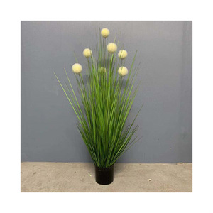 Guía de Decoración para Bodas, Arreglo de Bolas Blancas, Simulación de Cebolla, Planta Verde en Maceta, Decoración Interior Artificial - Product Image 5