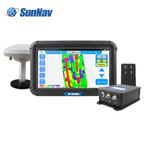 GPS 농업 토지 평준화 시스템 sunnav AG2000M 경사면 평준화 토공사 gps 시스템