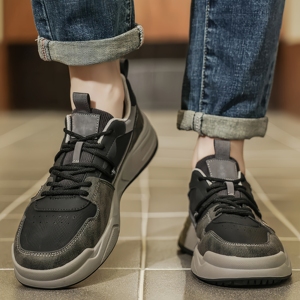 Zapatos de Ocio para Hombre, Estilo Retro, Cómodos, Ligeros, Transpirables, con Forro de Malla, Antideslizantes, con Soporte de Arco, para Viaje - Product Image 3