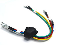 Kabel Fleksibel Berlapis PBT untuk Terminal Isolasi di Enclosure, Kabel Grounding Wiring Harness untuk Komputer Otomotif, Sepeda Motor, dan Rak Server