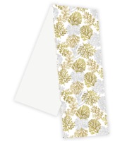Nouveauté printemps Pâques imprimé conque corail lin toile de jute chemins de table nappes