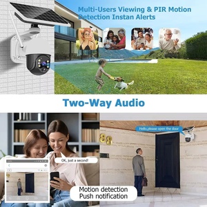 Caméra de sécurité solaire PTZ 20MP, caméra CCTV extérieure, caméra avec stockage cloud, caméra solaire pour la maison - Product Image 4