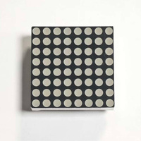 Afficheur LED matriciel 8x8 points, pixel 3mm, lumière bleue, haute luminosité, pour affichage de caractères industriels, module indicateur