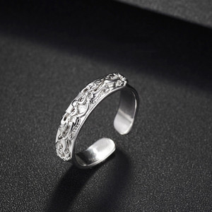 Chuangcan Pixiu Couple Rings Open Index Finger Ring Chinese Style Jewelry for Men Women QL-045 - Product Image 2