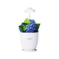 Wi-Fi cerdas Bluetooth pot tanaman Mini, pot bunga dapur penumbuh dalam ruangan pintar ABS/plastik cerdas ramah lingkungan