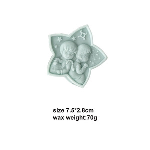 El yapımı sevimli zodyak şekli soya kokulu mumlar noel ve yeni yıl için özelleştirilmiş ev dekorasyon için barlar - Product Image 6