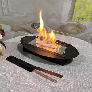 <span class=keywords><strong>Estufa</strong></span> de etanol portátil moderna, chimenea de escritorio de fuego Real, <span class=keywords><strong>pequeña</strong></span> fogata al aire libre para calefacción del hogar, braiser de etanol para - Product Image 2