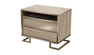 Moda italiana Design in legno massello onice e impiallacciatura Zebrano intarsio 5PC camera da <span class=keywords><strong>letto</strong></span> in legno Neo moderno in legno King Size testiera - Product Image 3