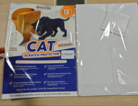 Protecteur de meubles anti-griffures pour chat en PVC transparent flexible auto-adhésif épais et durable, amovible pour canapé