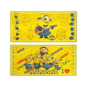 5 видов банкнот с изображением американских аниме-персонажей Миньоны, покрытых 24-каратным золотом, для подарков - Product Image 5