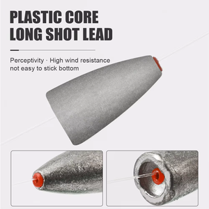 LUSHAZER Kit da Pesca Texas Rig con Piombo a Proiettile Girella Perlina e Terminale per Trota Persico Crappie e Pesce Persico - Product Image 4