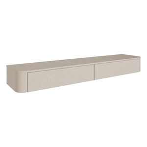 <span class=keywords><strong>Meuble</strong></span> <span class=keywords><strong>TV</strong></span> mural en bois flottant à bords arrondis, console multimédia en cachemire, <span class=keywords><strong>meuble</strong></span> <span class=keywords><strong>TV</strong></span> suspendu - Product Image 3