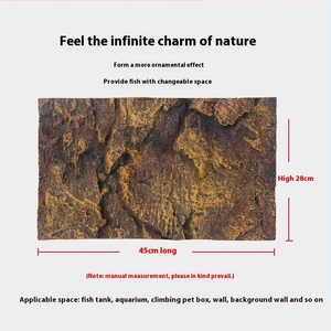 Reptielenbak Achtergrondrotsen 3D Stereoscopisch <span class=keywords><strong>Aquarium</strong></span> Aquascape Schildpadbak Groene Draak Steen Decoratie Bord - Product Image 3