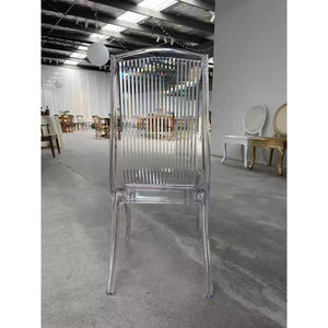 Venta caliente PC resina plástico cristal claro Color línea respaldo alto Silla <span class=keywords><strong>de</strong></span> comedor <span class=keywords><strong>para</strong></span> eventos fiesta banquete <span class=keywords><strong>alquiler</strong></span> - Product Image 4