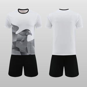 Maßgeschneiderte Wärmeübertragungsdruck Komplettset Fußball-Trainingstrikot Polokragen für Team-Kits 100% Polyester Ärmellos Schnelltrocknend Alles - Product Image 2