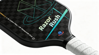 Raquette de pickleball Lingjun Razor Rush T300 en fibre de carbone, noyau en nid d'abeille de 16 mm, raquette professionnelle, logo personnalisé, OEM, vente en gros, usine