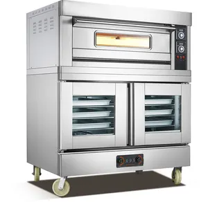 Commercial favourable price electric define deck convection oven with proofer in saudi arabia