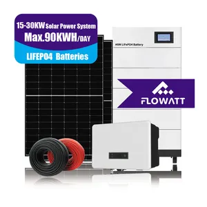 Flowatt Best Selling House Complete Kit 36W-50W PV Solar Pnale Power System In Stock