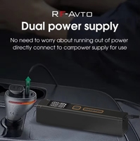 Compresseur d'air automatique puissant sans fil Pompe de gonflage de pneus de voiture numérique Pompe à air à batterie au lithium rechargeable filaire ou sans fil