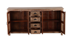 Modern Wooden <b>Sideboard</b> Buffet Cabinet with Functional <b>Storage</b> Design for Home Hotel Apartment Dining Room Furniture OEM ODM - Product Image 4