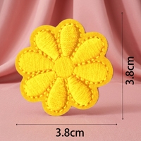 Nouveaux patchs thermocollants brodés motif dessin animé, appliques multicolores petites fleurs, badges décoratifs pour vêtements d'enfants, chapeaux d'hôtel