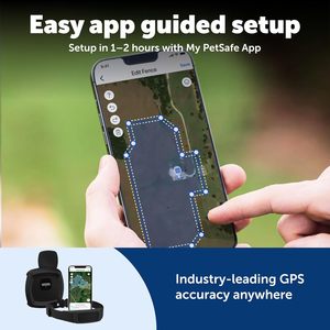 ปลอกคอสุนัข PetSafe Guardian GPS สีดำ แบบชาร์จไฟได้ ไร้สาย สำหรับสุนัขพันธุ์กลาง ครอบคลุมพื้นที่ 3/4 เอเคอร์ - Product Image 6