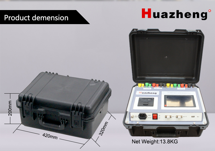 HZ-3310D 3 Pha Biến Áp DC Kháng Thiết Bị Kiểm Tra 10A WRM Meter Ba Kênh Quanh Co Kháng Tester