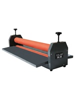 Machine à plastifier à froid manuelle 65 75 100 130 cm de largeur pour film PVC, machine à plastifier manuelle pour le travail du bois