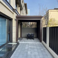 Quelle Fabrik Jalousie dachs ystem Garten pavillon Pergola Aluminium pavillon im Freien