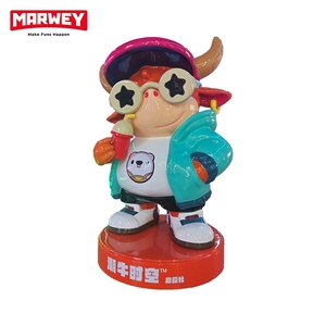 Marwey Fournisseur One Stop Vente en gros Animal Cartoon personnalisé Niudoudou Statue Sculpture à l'entrée de <span class=keywords><strong>la</strong></span> salle de jeux - Product Image 3