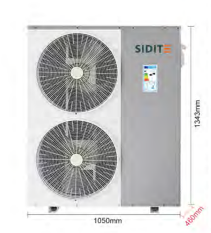SIDITE Brand BKDX40-150II/R32 New R32 Full DC Inverter 3 in 1 Heat Pump With WiFi Dc Inverter Heat Pump