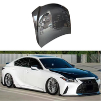 Capot moteur en fibre de carbone humide de haute qualité pour Lexus IS IS300 IS350 IS500 2023 – Pièces de modification extérieure pour mise à niveau directe