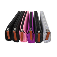KOZY Nouvelle Pochette Créative Multifonction en Feutre pour Stylos, Étui à Lunettes, Sac de Papeterie Épais pour Étudiants avec Logo Personnalisé 20x9cm Pliable