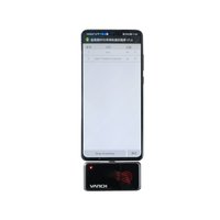 Vanch 860-960MHz UHF RFID OTG Android Reader Portable ABS Handheld Phone Reader con Type-c e interfaz USB 1M APK SDK