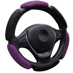 <span class=keywords><strong>Funda</strong></span> universal de cuero para <span class=keywords><strong>volante</strong></span> de coche, protector antideslizante transpirable con asa tipo sándwich, utilizado para las cuatro estaciones, gran oferta - Product Image 1