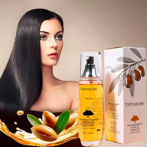 ヘアオイルアルガン保湿ヘアオイルOEMカスタム自社ブランド滑らかなシャインヘアセラムオイル - Product Image 1