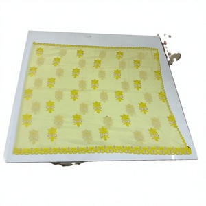 Wholesale <b>Chiffon</b> Floral Embroidered Rhinestone Hijab <b>Scarf</b> Women Soft Lightweight Breathable Long Shawl Head Wrap - Product Image 4
