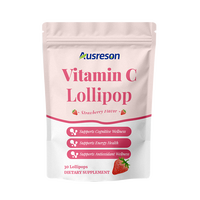 Sucettes personnalisées SPL à la vitamine C, sans sucre, halal, complément alimentaire pour la santé, soutien pour les cheveux, la peau et les ongles, vitamine C végétalienne