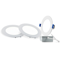 Lampe LED encastrée au plafond, aluminium, blanc, carré ou rond, super Performance, 3W, 4W, 6W, 9W, 12W, 15W, 18W, 24W, pièces