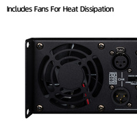 Amplificateur de puissance quatre canaux pour spectacle sur scène, fête, audio haute qualité, conception élégante, AF-4400, fabrication OEM ODM