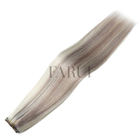 Extensions à clipser 100% cheveux humains vierges vietnamiens double épaisseur, lot de 8 pièces, vente en gros pour salons P8/613