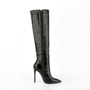 Stivali da Donna Novità 2022 Stivali Alti a Spillo con Cerniera Laterale <span class=keywords><strong>Scarpe</strong></span> alla Moda con Tacco Alto Stivali da Donna - Product Image 3