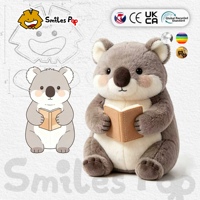 Boneka Koala Bacaan Kustom |   Kain Aman dan Tidak Beracun |   Bersertifikat CE & UKCA |   Boneka Maskot yang Dapat Disesuaikan