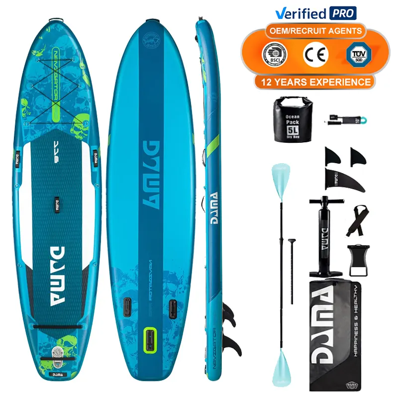 Tablas de surf para deportes acuáticos DAMA, tabla de surf con logotipo personalizado, tabla de surf inflable, tabla de paddle