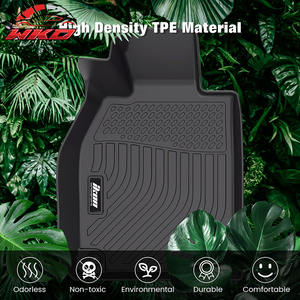 Floor <b>Mats</b> Fits For Porsche 981 Cayman 2014-2016 TPE Carpets All Weather 3D Molded Liner Guard <b>Waterproof</b> - Product Image 2