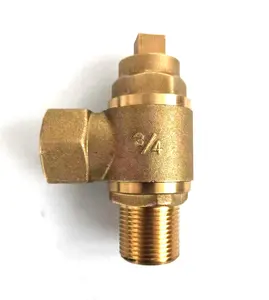 Factory Custom High Quality Supplier Custom Gas Brass Bronze Ferrule Hose Connector Valve